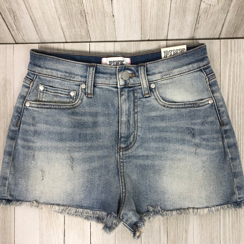 Victoria's Secret Pink Denim Shorts NWT